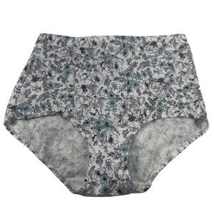 Warner's Women's Size 6 Medium Panty Brief Floral Multicolor New Without Tags